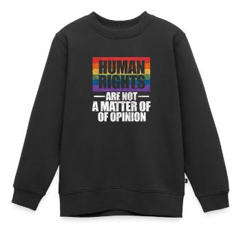 Droits de l’homme Anti-Racisme Tolérance Cadeau - Sweat Premium enfant bio - noir - Devant - AI Model Kid Female (0cm)