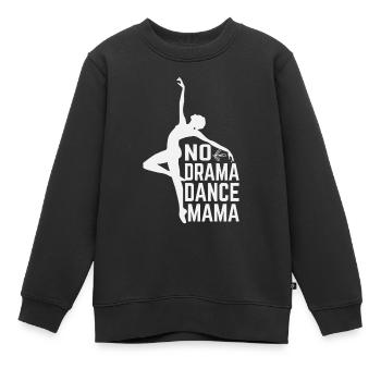 Pas de drame Maman - Sweat Premium enfant bio - noir - Devant - AI Model Kid Female (0cm)