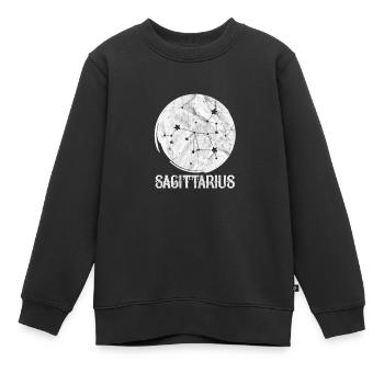 Schütze - Kinder Premium Organic Sweatshirt - Schwarz - Vorne - AI Model Kid Female (0cm)