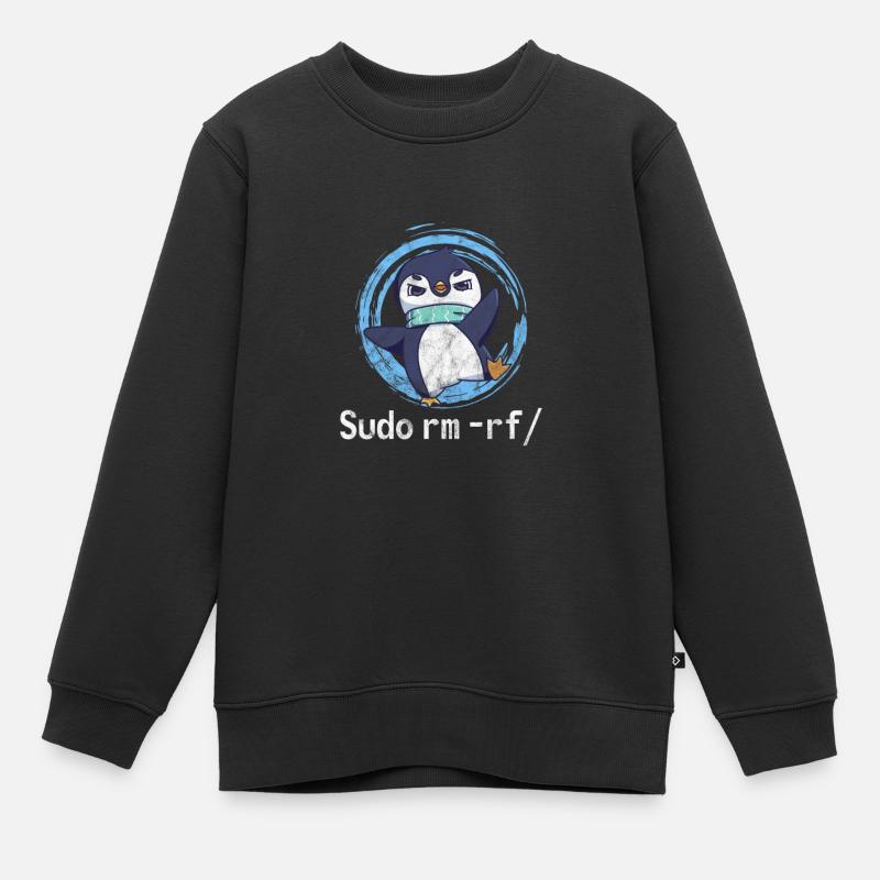Pingouin - Sweat Premium enfant bio - noir