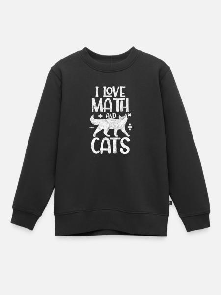 Mathematik Mathe Mathematiker Mathelehrer Geschenk - Kinder Premium Organic Sweatshirt - Schwarz