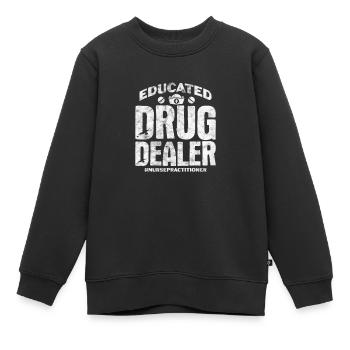 Krankenschwester Krankenhaus Medizin Geschenk - Kinder Premium Organic Sweatshirt - Schwarz - Vorne - AI Model Kid Female (0cm)
