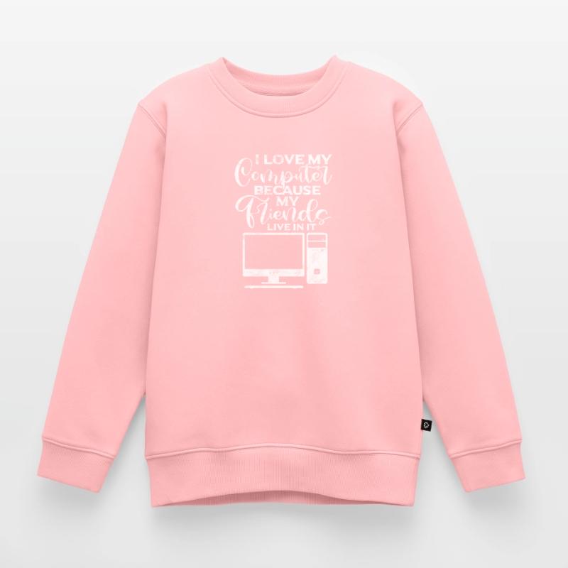 Computer Nerd Programmeur PC Cadeau informatique Sweat Premium enfant bio