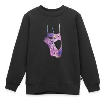 Balletttänzerin Ballerina Balletttanz Ballerina - Kinder Premium Organic Sweatshirt - Schwarz - Vorne - AI Model Kid Female (0cm)