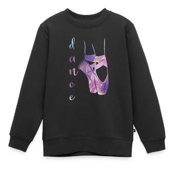 Balletttänzerin Ballerina Balletttanz Ballerina - Kinder Premium Organic Sweatshirt - Schwarz - Vorne - AI Model Kid Female (0cm)