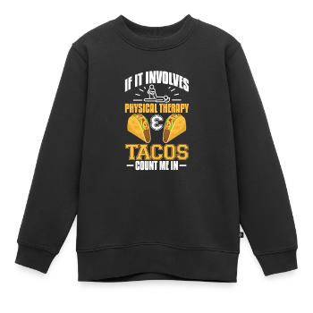 Physiotherapeut - Kinder Premium Organic Sweatshirt - Schwarz - Vorne - AI Model Kid Female (0cm)