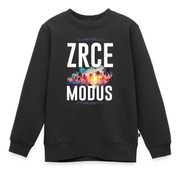 Zrce Mode - Sweat Premium enfant bio - noir - Devant - AI Model Kid Female (0cm)