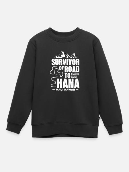 Hawaii - Kinder Premium Organic Sweatshirt - Schwarz