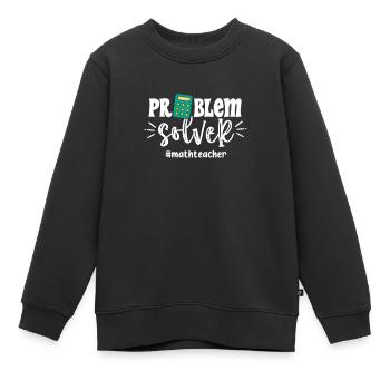 Mathematik - Kinder Premium Organic Sweatshirt - Schwarz - Vorne - AI Model Kid Female (0cm)