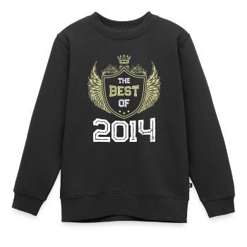 2014 best of - Sweat Premium enfant bio - noir - Devant - AI Model Kid Female (0cm)