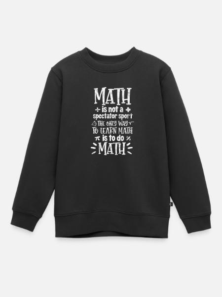 Mathematik - Kinder Premium Organic Sweatshirt - Schwarz
