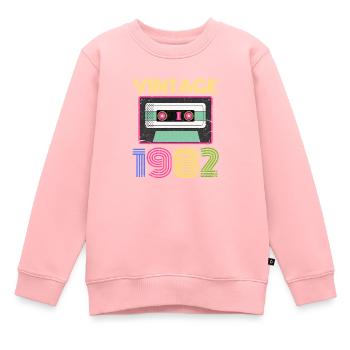 1982 - Sweat Premium enfant bio - rose - Devant - AI Model Kid Female (0cm)