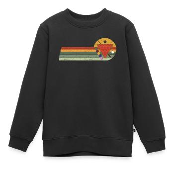 Jeu de snooker gamer Table de snooker Balles de snooker - Sweat Premium enfant bio - noir - Devant - AI Model Kid Female (0cm)