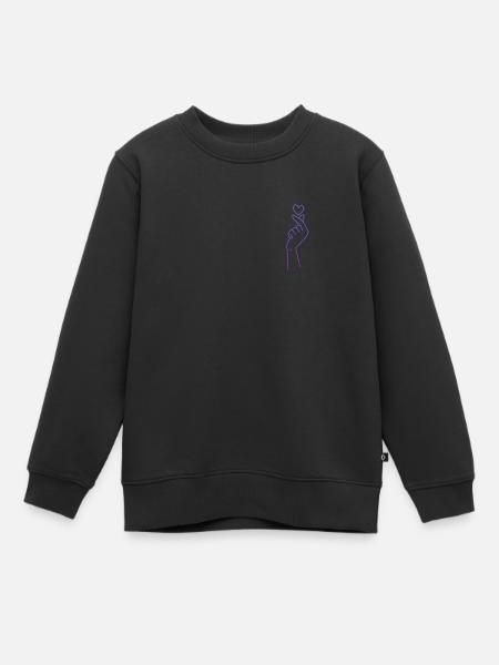 K-Pop - Sweat Premium enfant bio - noir