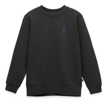 K-Pop Musique Coréenne Pop Corée Kpop Cadeau - Sweat Premium enfant bio - noir - Devant - AI Model Kid Female (0cm)