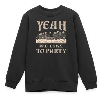 Roleplaying Game Rollenspiel Boardgame RPG-Party - Kinder Premium Organic Sweatshirt - Schwarz - Vorne - AI Model Kid Female (0cm)