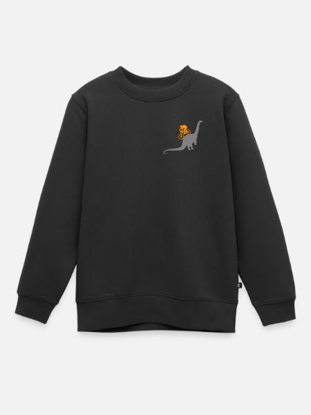 VTT Vtt Dinosaures VTT VTT VTT - Sweat Premium enfant bio - noir