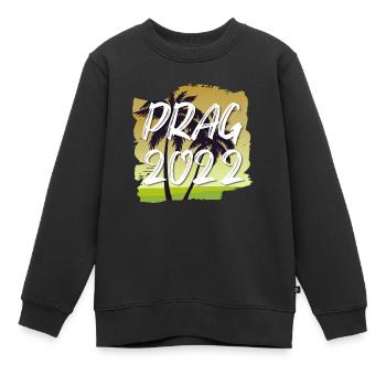 Prag 2022 - Kinder Premium Organic Sweatshirt - Schwarz - Vorne - AI Model Kid Female (0cm)