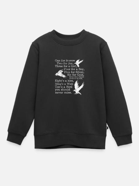 Rabe - Kinder Premium Organic Sweatshirt - Schwarz