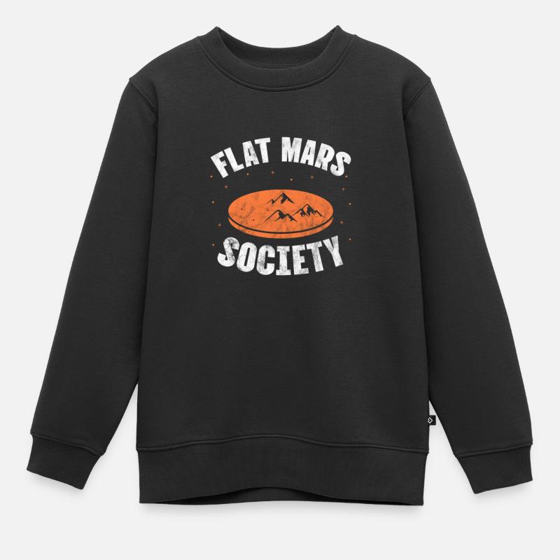 Mars - Kinder Premium Organic Sweatshirt - Schwarz