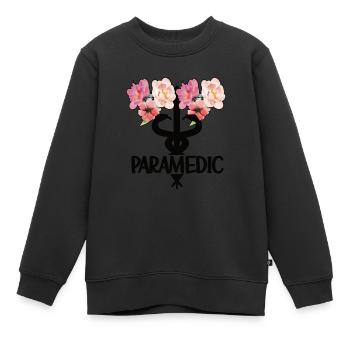 Notfallsanitäter Paramedic Sanitäter Geschenk - Kinder Premium Organic Sweatshirt - Schwarz - Vorne - AI Model Kid Female (0cm)