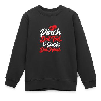 Crayfish - Kids Premium Organic Sweatshirt - black - Front - AI Model Kid Female (0cm)