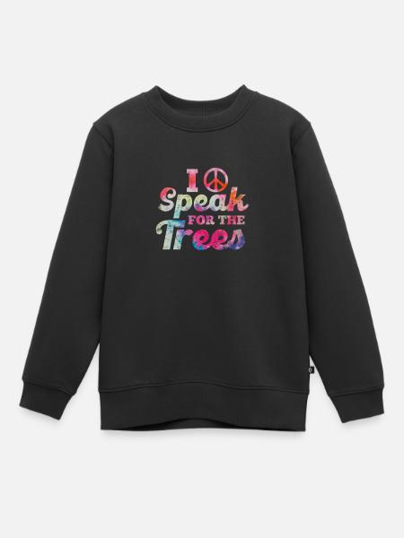Hippie - Kinder Premium Organic Sweatshirt - Schwarz