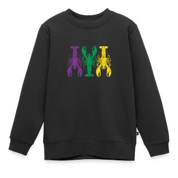 Languste Langusten Meeresfrüchte Krebs Geschenk - Kinder Premium Organic Sweatshirt - Schwarz - Vorne - AI Model Kid Female (0cm)