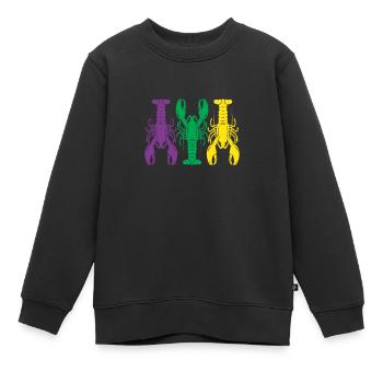 Crayfish - Kids Premium Organic Sweatshirt - black - Front - AI Model Kid Female (0cm)