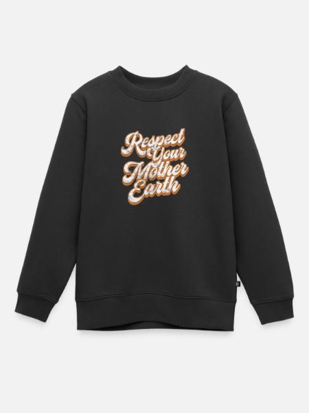 Hippie - Sweat Premium enfant bio - noir