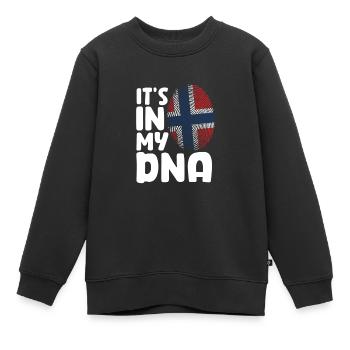 Norwegen - Kinder Premium Organic Sweatshirt - Schwarz - Vorne - AI Model Kid Female (0cm)