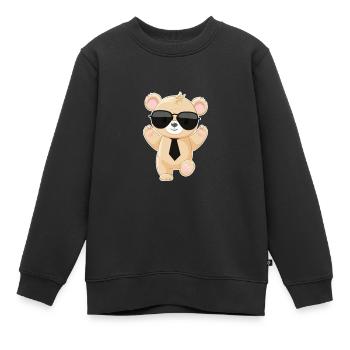 Ours en peluche Ours en peluche Cadeau pour enfants - Sweat Premium enfant bio - noir - Devant - AI Model Kid Female (0cm)