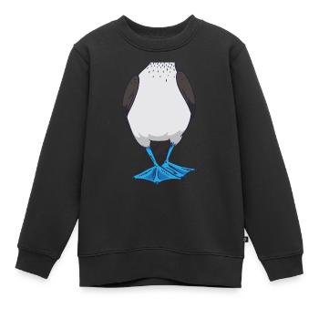 Booby Bird Drôle de costume d’Halloween - Sweat Premium enfant bio - noir - Devant - AI Model Kid Female (0cm)