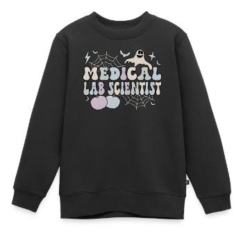 Scientifique de laboratoire médical Halloween Cadeau de laboratoire médical - Sweat Premium enfant bio - noir - Devant - AI Model Kid Female (0cm)