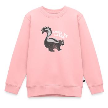 Skunk Stinker Stinker Skunk Cadeau - Sweat Premium enfant bio - rose - Devant - AI Model Kid Female (0cm)