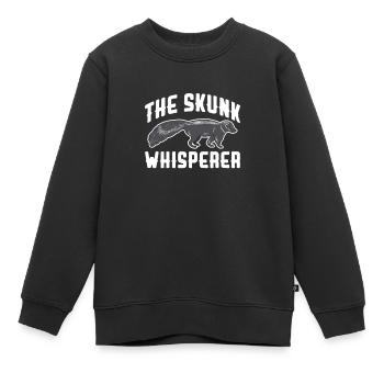 Mouffette - Sweat Premium enfant bio - noir - Devant - AI Model Kid Female (0cm)