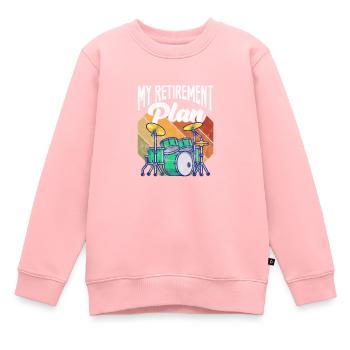 Batteur de retraite - Sweat Premium enfant bio - rose - Devant - AI Model Kid Female (0cm)