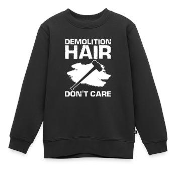 Hausabriss und Renovierungs Design - Kinder Premium Organic Sweatshirt - Schwarz - Vorne - AI Model Kid Female (0cm)