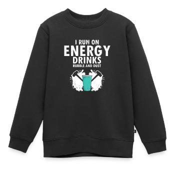 Démolition et rénovation de maisons - Sweat Premium enfant bio - noir - Devant - AI Model Kid Female (0cm)