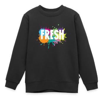 Hip Hop Rap Music Rapper Hiphop Gift - Sweat Premium enfant bio - noir - Devant - AI Model Kid Female (0cm)