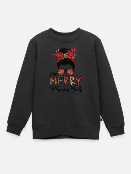 Pharmacy Technologist Christmas Pharmacy Tech Xmas - Kinder Premium Organic Sweatshirt - Schwarz