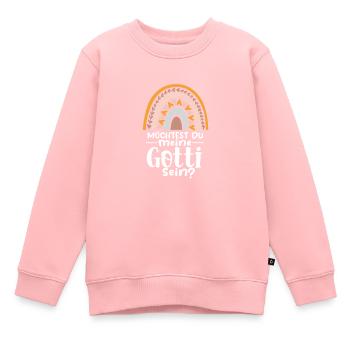 Marraine - Sweat Premium enfant bio - rose - Devant - AI Model Kid Female (0cm)