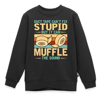 Lustiger Spruch Für Heimwerker - Kinder Premium Organic Sweatshirt - Schwarz - Vorne - AI Model Kid Female (0cm)