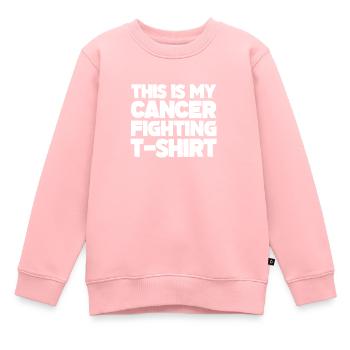 Krebs Krank Krankheit Kampf Geschenk - Kinder Premium Organic Sweatshirt - Rosa - Vorne - AI Model Kid Female (0cm)