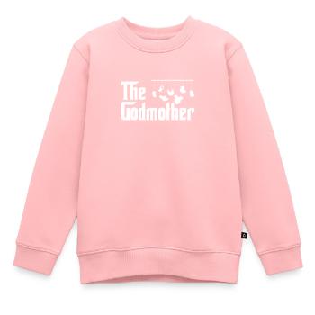 Marraine - Sweat Premium enfant bio - rose - Devant - AI Model Kid Female (0cm)