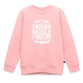 Krebs Krank Krankheit Kampf Geschenk - Kinder Premium Organic Sweatshirt - Rosa - Vorne - AI Model Kid Female (0cm)