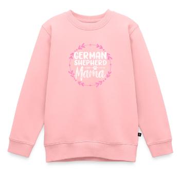 German Shepherd Mother Dog Dogs Gift - Kids Premium Organic Sweatshirt - rose - Front - AI Model Kid Female (0cm)