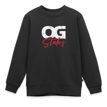 Hip Hop - Kinder Premium Organic Sweatshirt - Schwarz - Vorne - AI Model Kid Female (0cm)