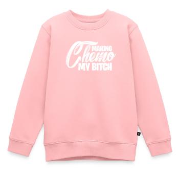 Krebs Krank Krankheit Kampf Geschenk - Kinder Premium Organic Sweatshirt - Rosa - Vorne - AI Model Kid Female (0cm)