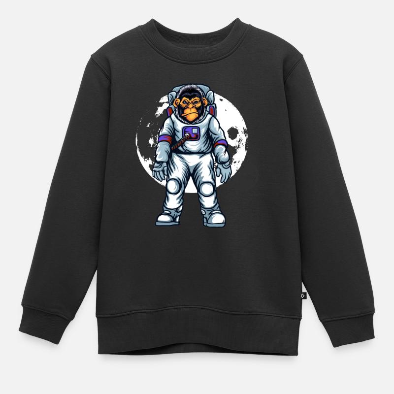 Tenue de singe étoile - Sweat Premium enfant bio - noir